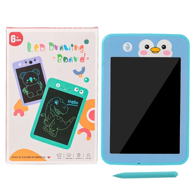 Cartoon Drawing Board LCD Handwriting Board Small Blackboard Graffiti Drawing Writing Board Children's Writing Tablet A7 5