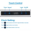 30 inch 600CFM Under Cabinet  3-Speed Touch Panel Vent LED Range Hood US0475BTC 2