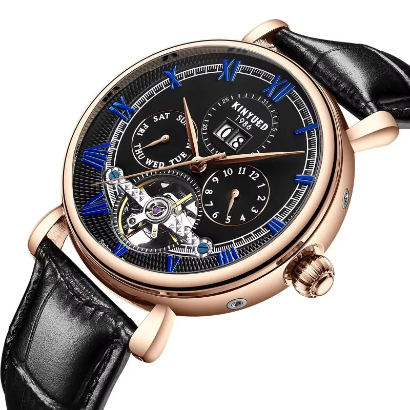 Uhr Male Timepiece Waterproof Wrist Watches Watch Men Dress Wristwatch Original Man Mechanical For Moon Phase Automatic Men'S