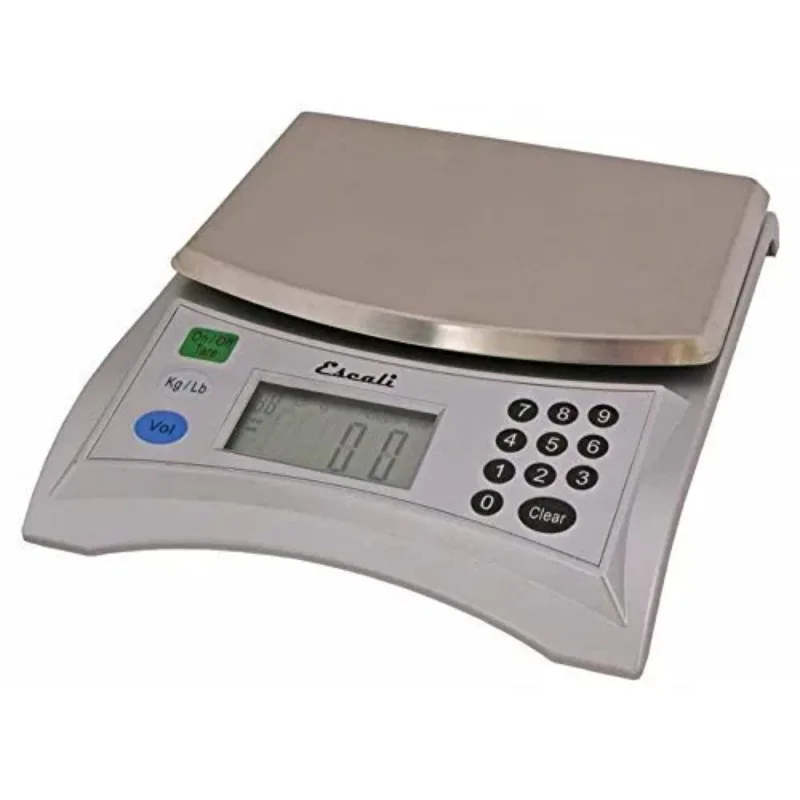 

Escali Pana V136 Large Volume Measuring Kitchen/Baking/Cooking Scale, Preprogrammed, LCD Digital Display, 13lb Capacity