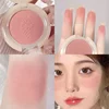Monochrome Blush Face Mineral Pigment Peach Orange Nude Pink Blue Matte Natural Blush Contour Shadow Cheek Blusher Cosmetic 1