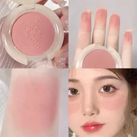 Monochrome Blush Face Mineral Pigment Peach Orange Nude Pink Blue Matte Natural Blush Contour Shadow Cheek Blusher Cosmetic 1