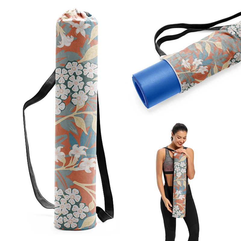 

NEW Printed Yoga Mat Bag Gym Mat Case for Women Men Pilates Fitness Exercise Pad Easy Carry Yoga Backpack Dance Sports Yoga Bags