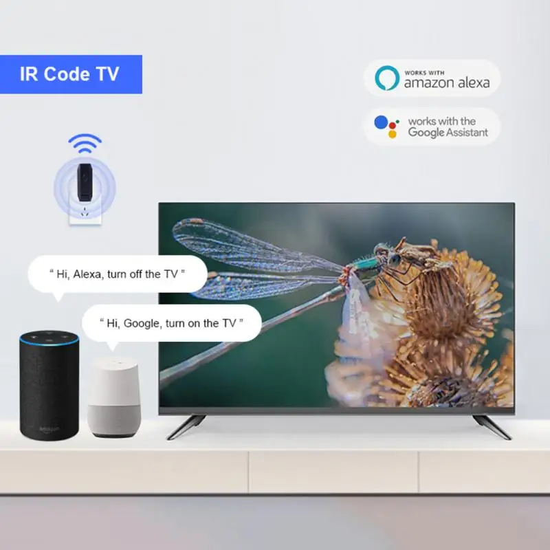 Tuya Usb Ir + Rf Controller Per Tv Rf Fan/Light/Telecomando Controllo Vocale Funziona Con Amazon Alexa Assistant