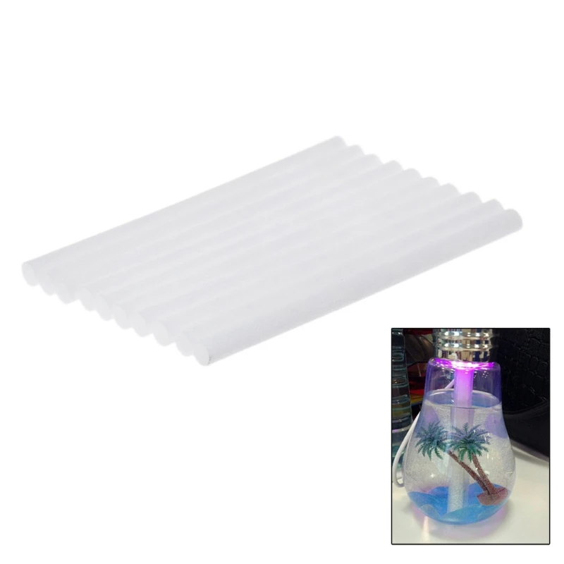 10pcs 8*130mm Humidifiers Filters Cotton Swab for USB Air Ultrasonic Humidifier 20CC images - 6