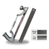 14" S/M Size Adjustable Frame Milled Tooth Car Body Polisher Files Metal Panel Polishing Curved Tooth Steel File Holder Dent Kit 1
