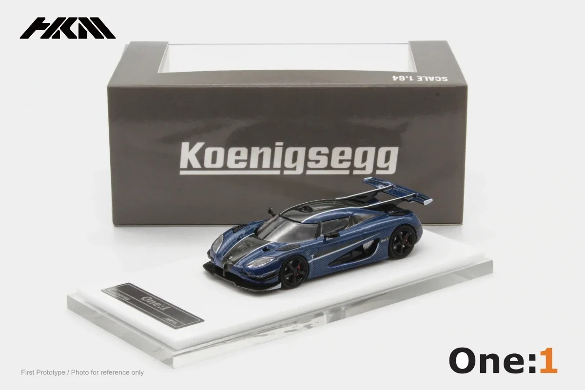 

HKM 1:64 Koenigse Agera One:1 двойной углеродный красный синий зеленый ограниченная модель автомобиля под давлением 699