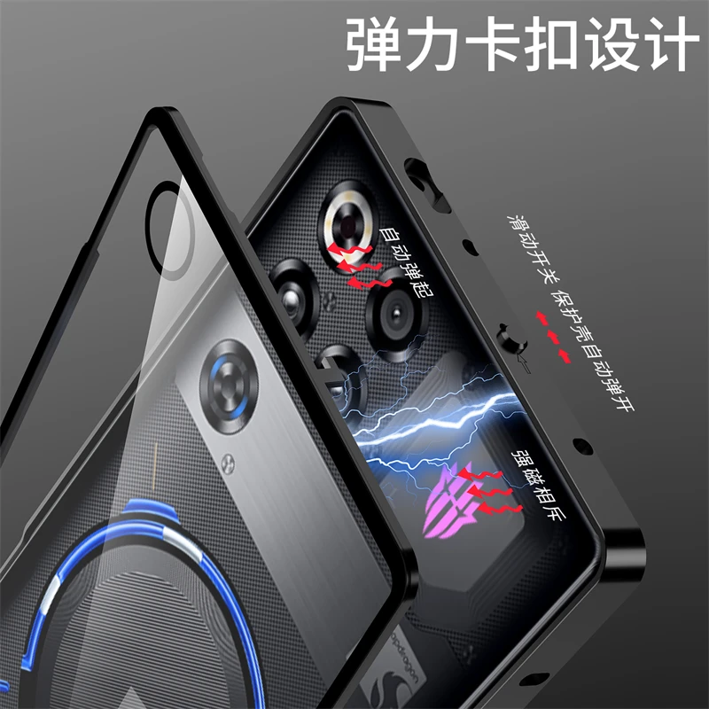 Aluminium Alloy Metal Frame Bumper + Tempered Glass Phone Back Cover