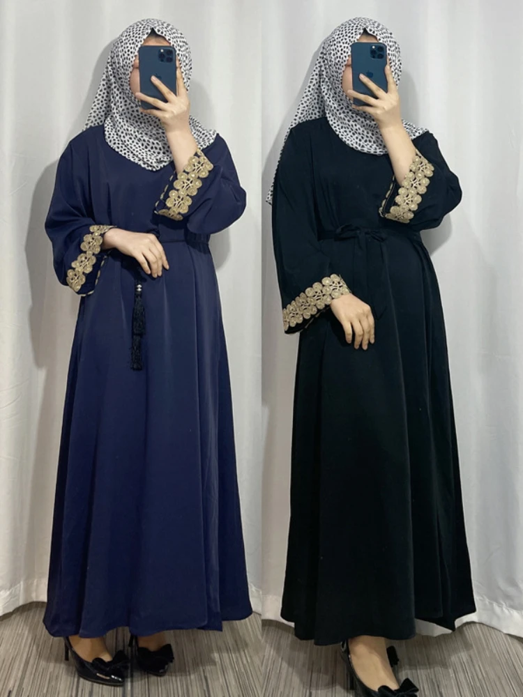 

Muslim Party Dress Morocco Eid 2023 Prayer Women Abaya India Embroidery Abayas Ramadan Dubai Kaftan Robe Longue Vestidos Largos