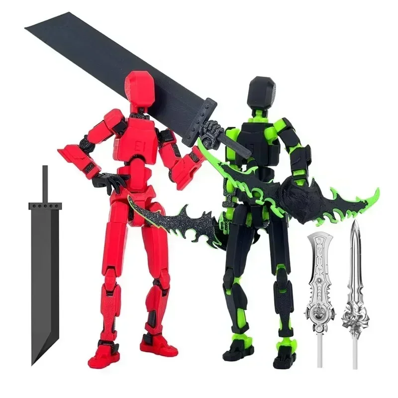 3D Printed Shapeshift Robot Action Figure - Lucky 13 DIY Mannequin Toy