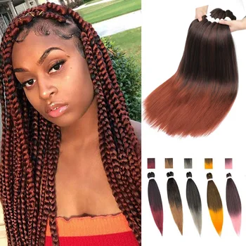Synthetic Braiding Hair Black Jumbo Braids Hair Extensions Professional Braid Hair for Crochet Twist Braids Soft Yaki Texture 1