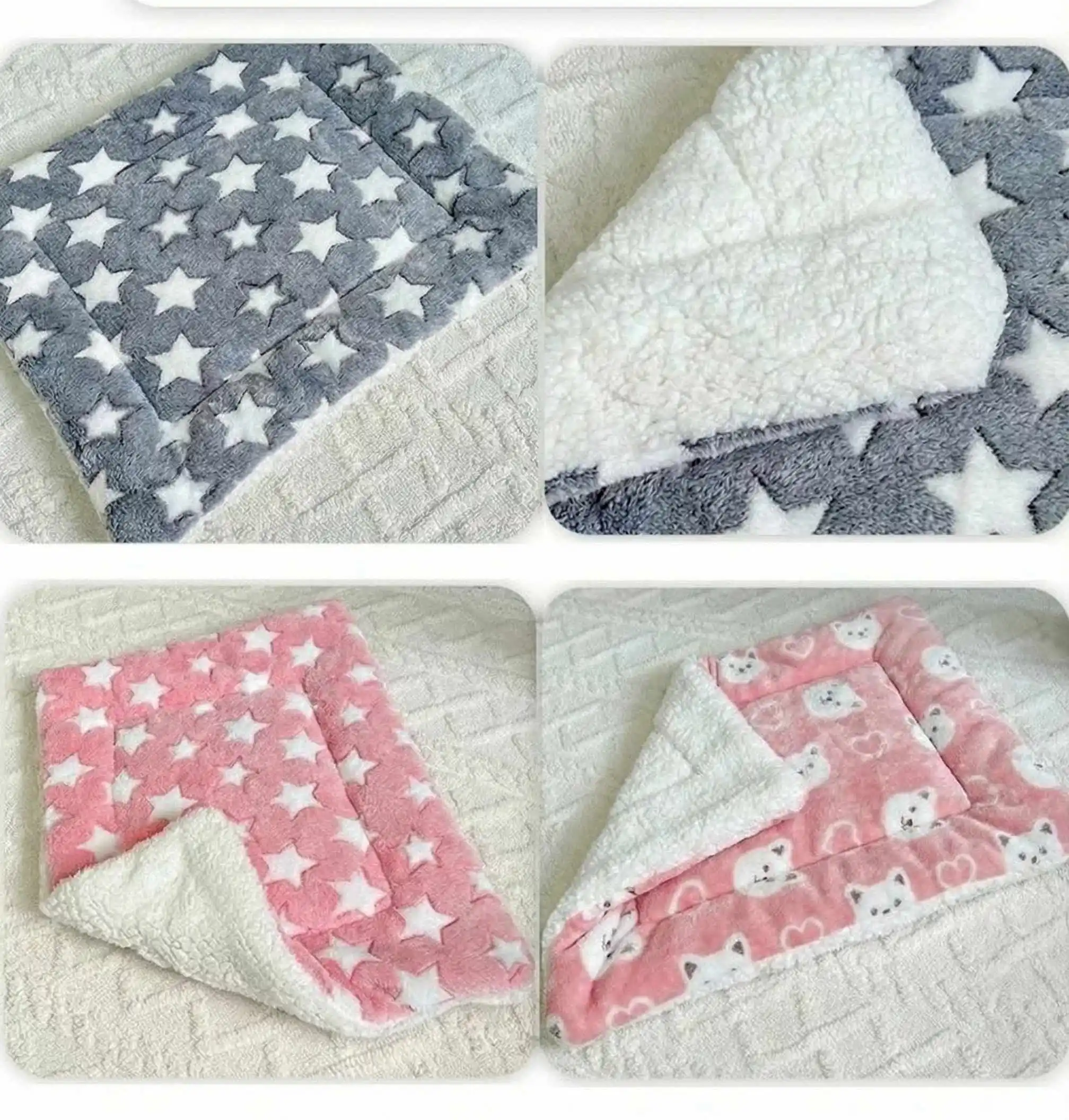 Plush Washable Pet Blanket Mat 6