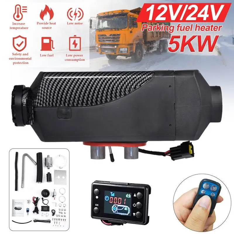 

Auxiliary Heater 24V 5KW Car Parking Air Diesels Fuel Heater Websato EberspacherFor Trucks Automobile Low Energy Consumption