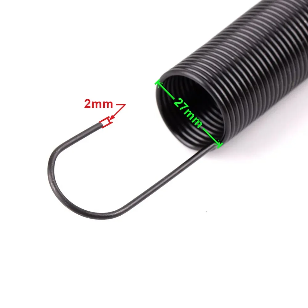 YUNGTAY HITACHI 엘리베이터 홀 문짝 연결 용수철 장력 용수철, 길이 510mm 소프트 장력 용수철, 1 개