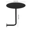 L-shaped Side Tables Sofa Side Cabinet Mobile Type Simple Coffee Table Storage Small-scale Household Light Luxury Bedside Table 5