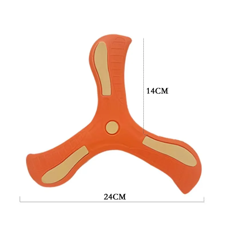 Boomerang soft three-leaf cross, children's outdoor toys, early education stress relief gifts, pet interactive toy,Outdoor toys