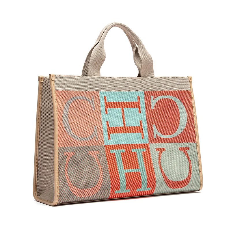 حقيبة تسوق نسائية من CHCH 2025 حقيبة Flyknit جديدة...