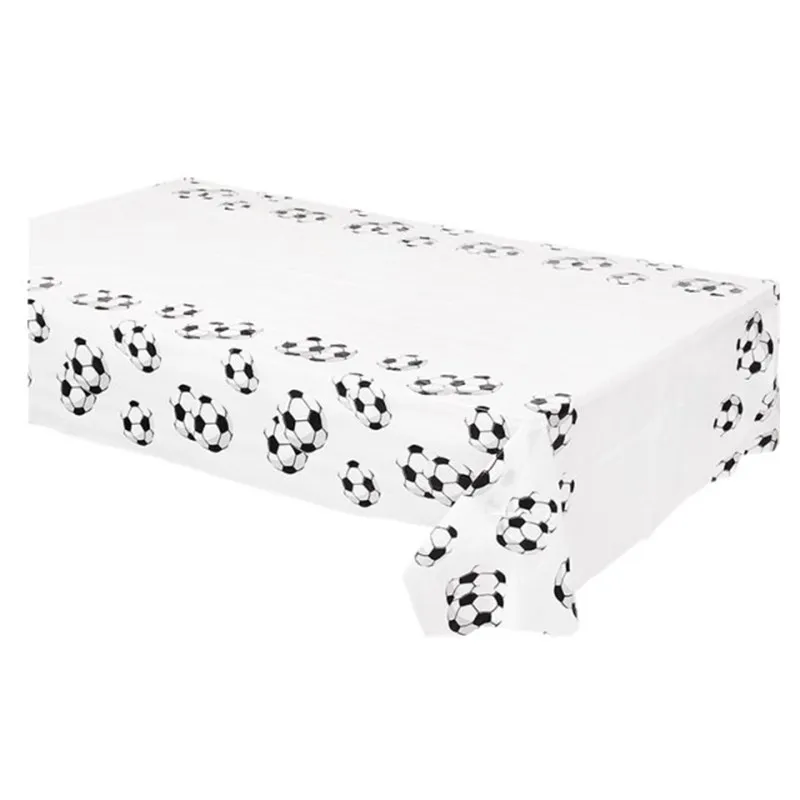 108*180cm Football Tablecloth Party Supplies Disposable Plate Tableware Party Birthday Decor Kids Boy Soccer Supplie Party Supplies Birthday Party Supplies Disposable Tablecloth Birthday Tableware Set