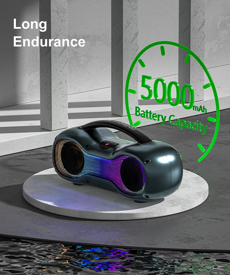 Description Picture 6 of itemXdobo BMTL Dream Wireless Bluetooth-Compatiable Speaker Colorful Light Effect 80W Deep Bass Subwoofer IPX6 Waterproof Boombox