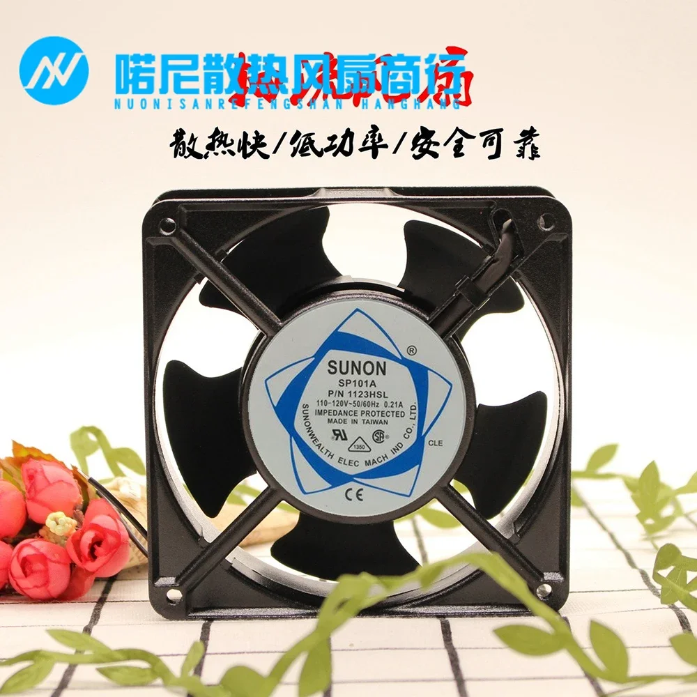 SUNON SP101A 1123HSL 12 см 12038 120*120*38 мм AC 110-120 в 0.21A 115 в охлаждающий вентилятор