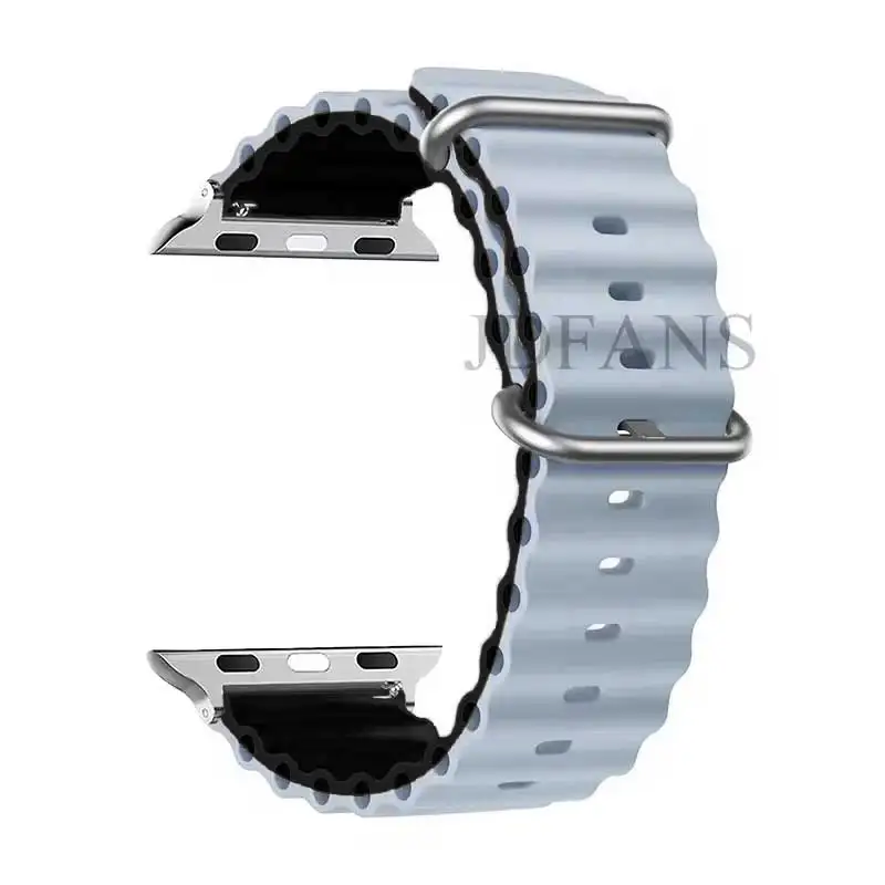ตัวเลือกสินค้า เข็มขัดแท้ Apple Watch Ultra ยืดหยุ่น 49/44/45/41/40/38 มม.
