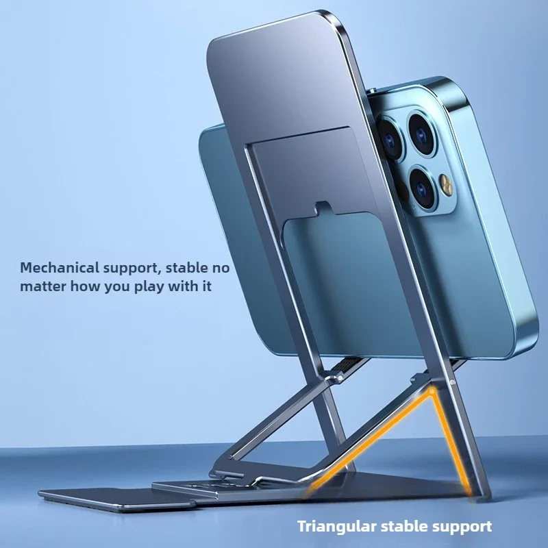 Compact Foldable Mobile Phone Stand - Portable Desktop Holder