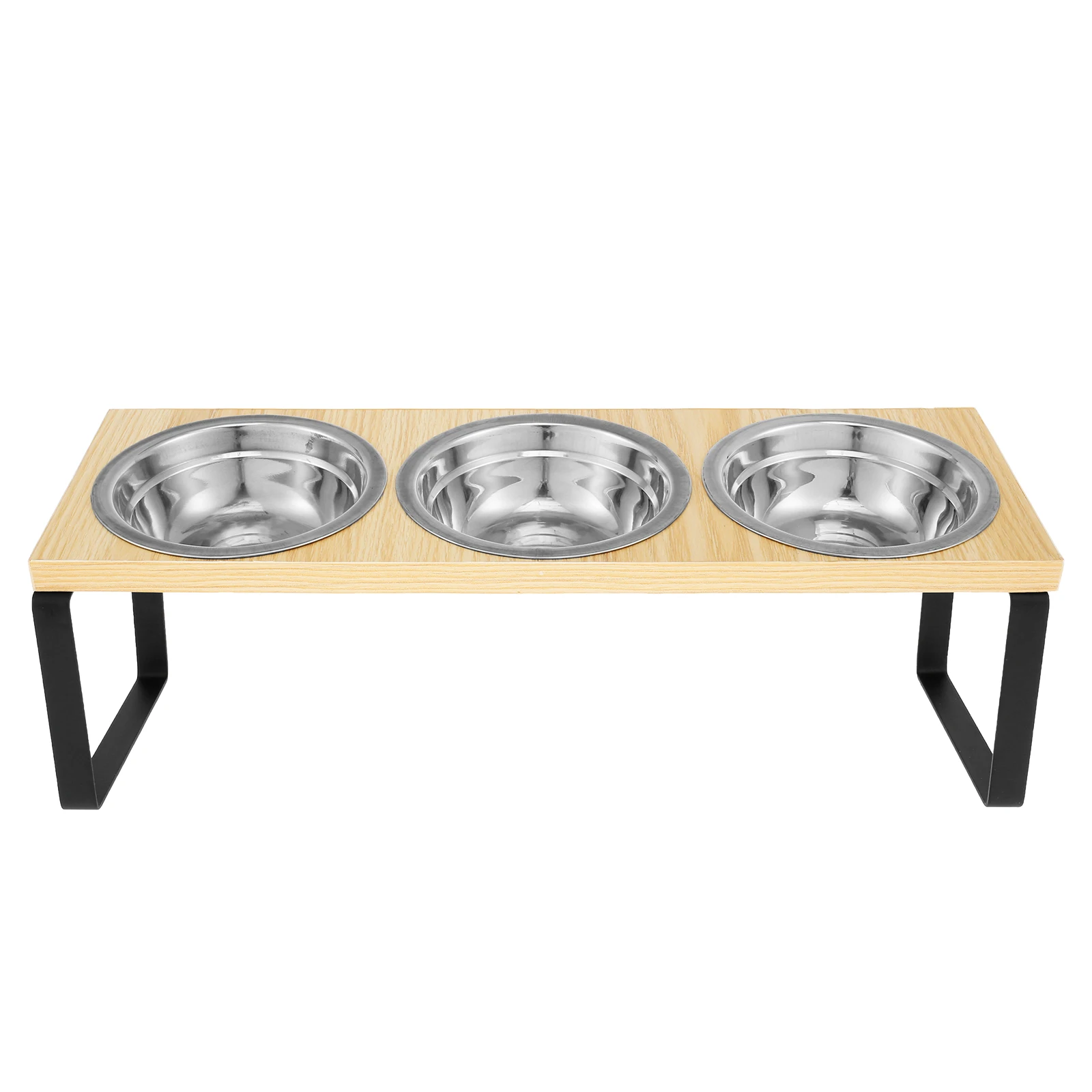 أوعية الحيوانات الأليفة المرتفعة، وعاء خشبي للقطط...