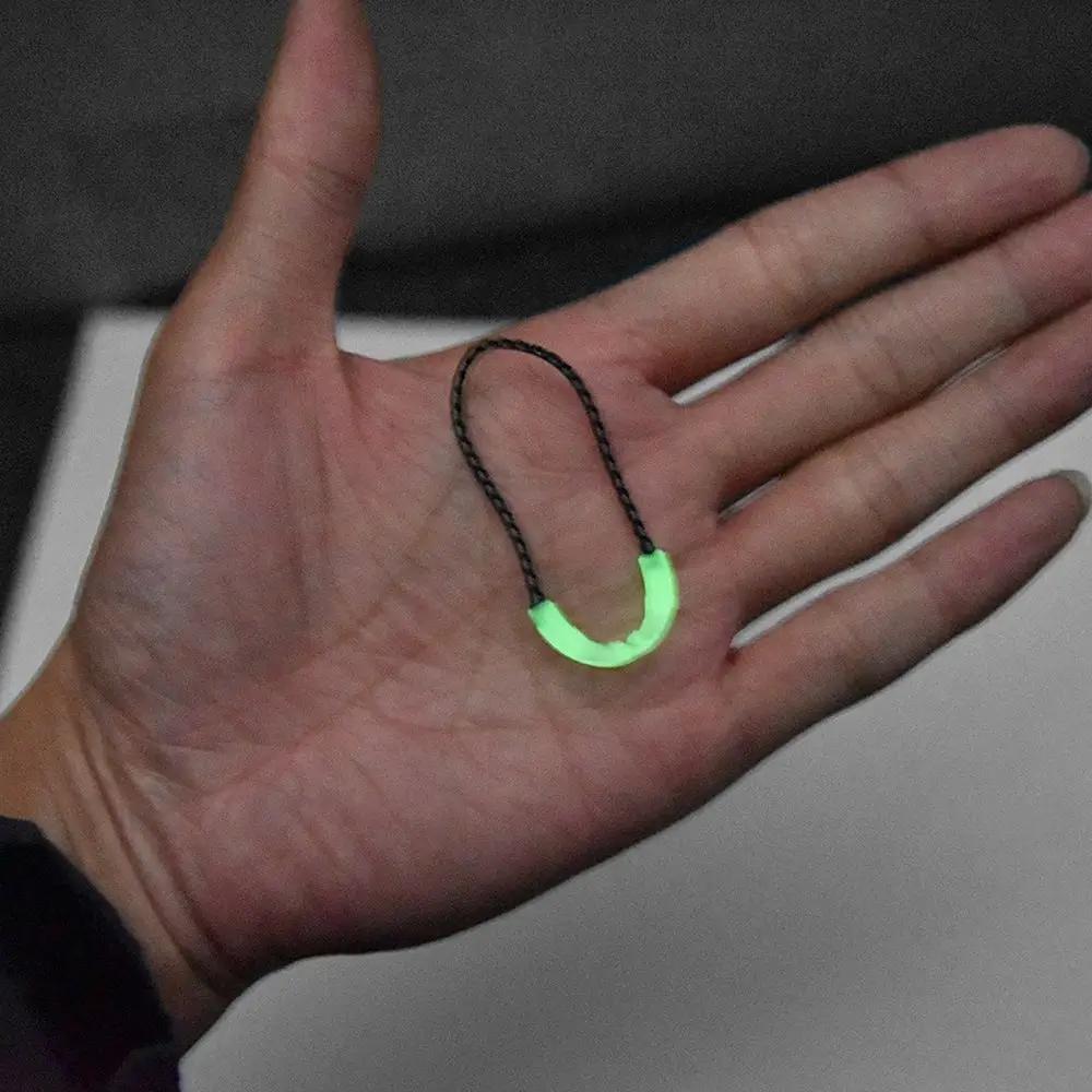 Zipper Clip 10Pcs Luminous Ultra-Bright Glow Ideal kit Markers Coats Jackets Rucksacks Ends Lock Zips Tent Zippers