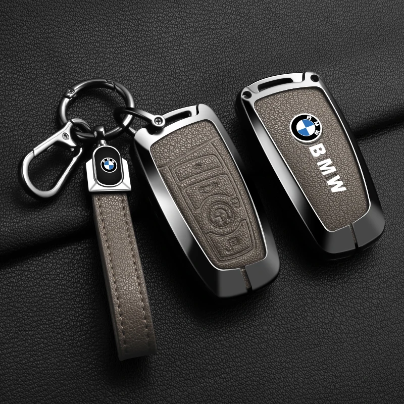 Goat Skin Car Key Case for BMW F10 F11 F15 F16 F20 F25 F30 F34 X1 X3 X5 X6 X7 G01 G02 G30 G05 G07 3 5 7 Series U11 I7 I20 M3 M4 key case key case cover car key shell remote control case cover