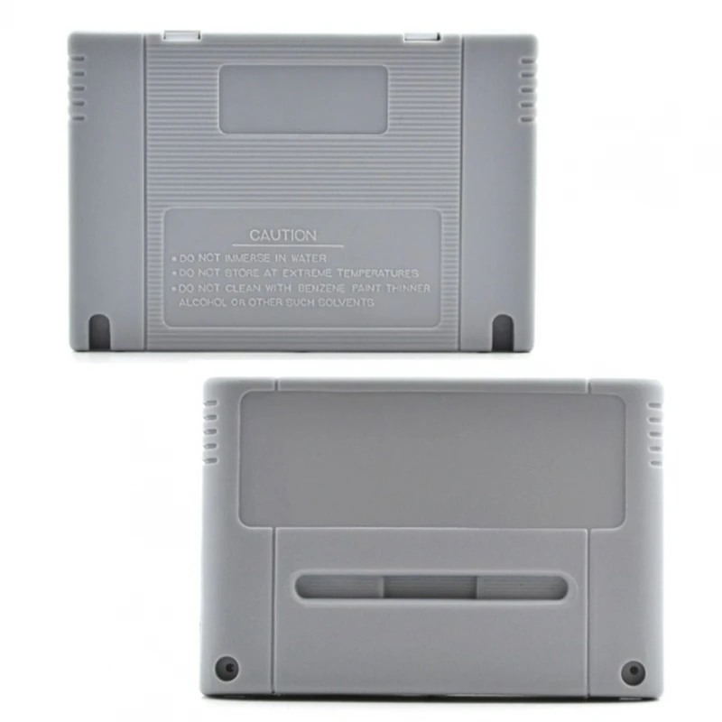 Custodia A Cartuccia Per Super Nintendo, Snes, Giochi Di Ricambio Pal, Grey # Super Nintendo Snes (Snsp-001)