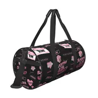 Blacks Girl Pinks Group K-Pop Gym Bag Portable Sports Bags Gym Accessories Travel Custom Handbag Novelty Fitness Bag For Couple 2