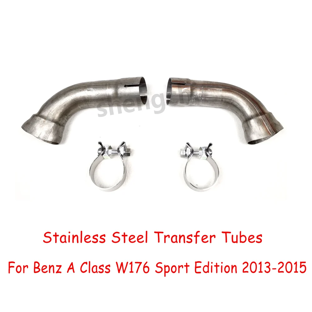 

Stainless Steel Transfer Tubes For Mercedes Benz A Class W176 Sport Edition Pre-facelift 2013-2015 with Exhaust Installation
