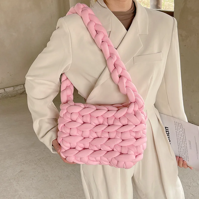 Cotton Fabric Shoulder Bag Cotton Fabric Shopper Bag Shoulder Bags