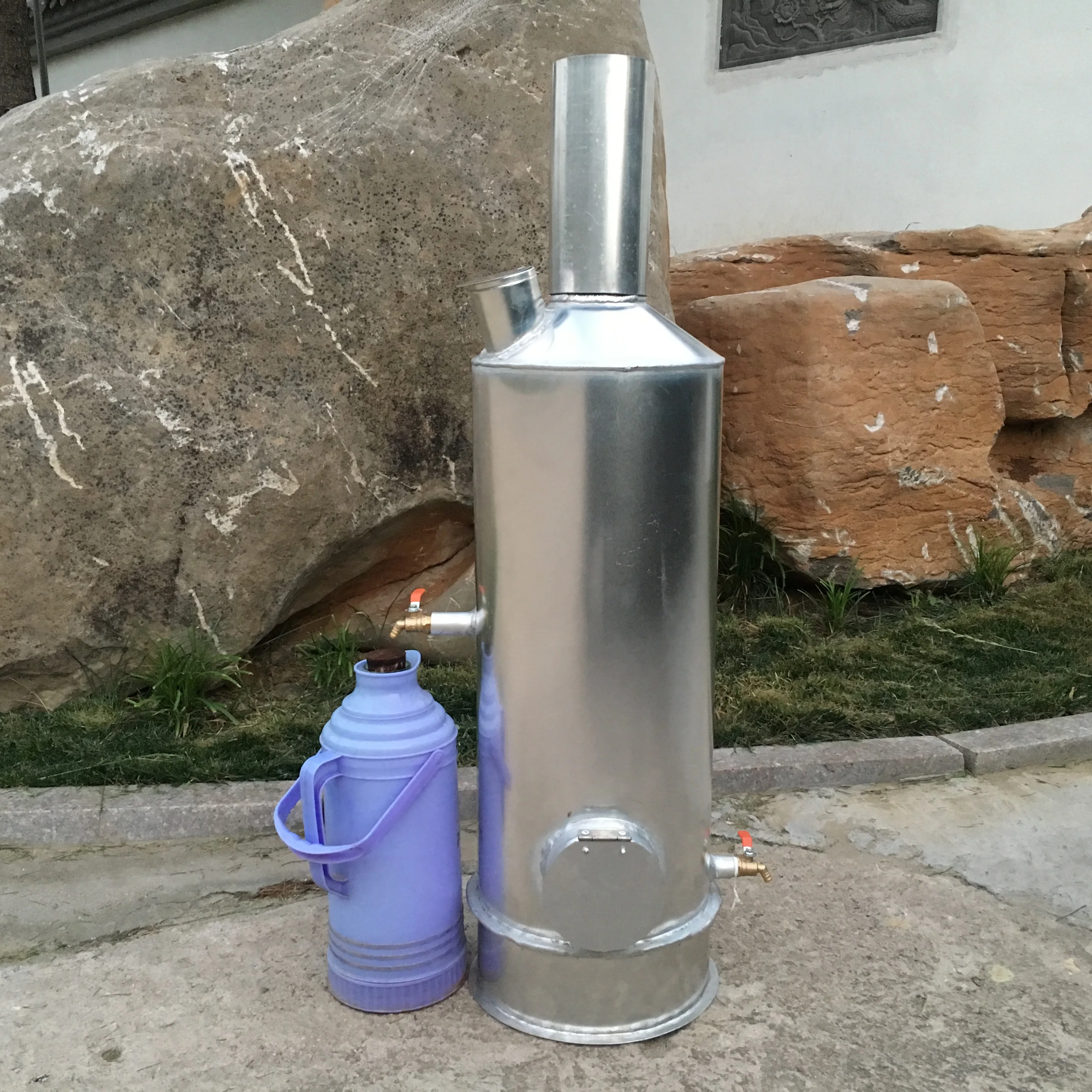 Aluminum household water heater tea stove wood stove outdoor water heater small boiler non