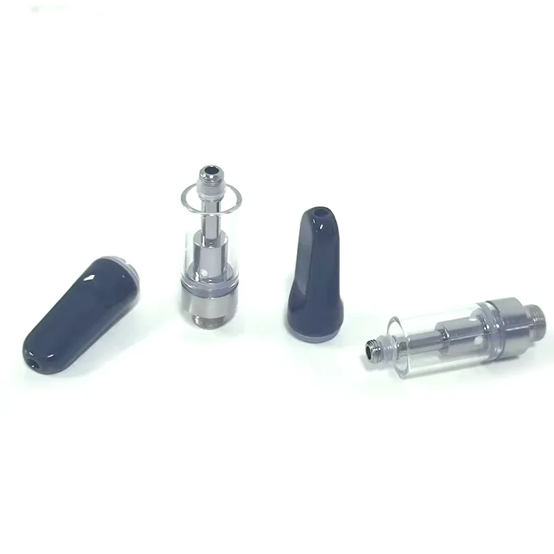 10-50pcs CC-ELL 510 Vape Cartridges 0.5/0.8/1.0ml Glass Tank Ceramic Coil Cartridge Black Drip Tip Atomizer Electronic Cigarette - 3