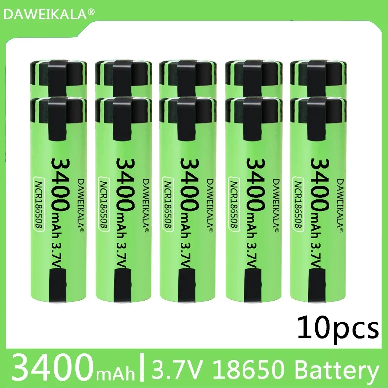 Daweikala 100% Bateria Recargable Ncr18650B De Iones De Litio, Originale, 3.7V 3400 Mah,Descarga Envio Gratis, Novedad De