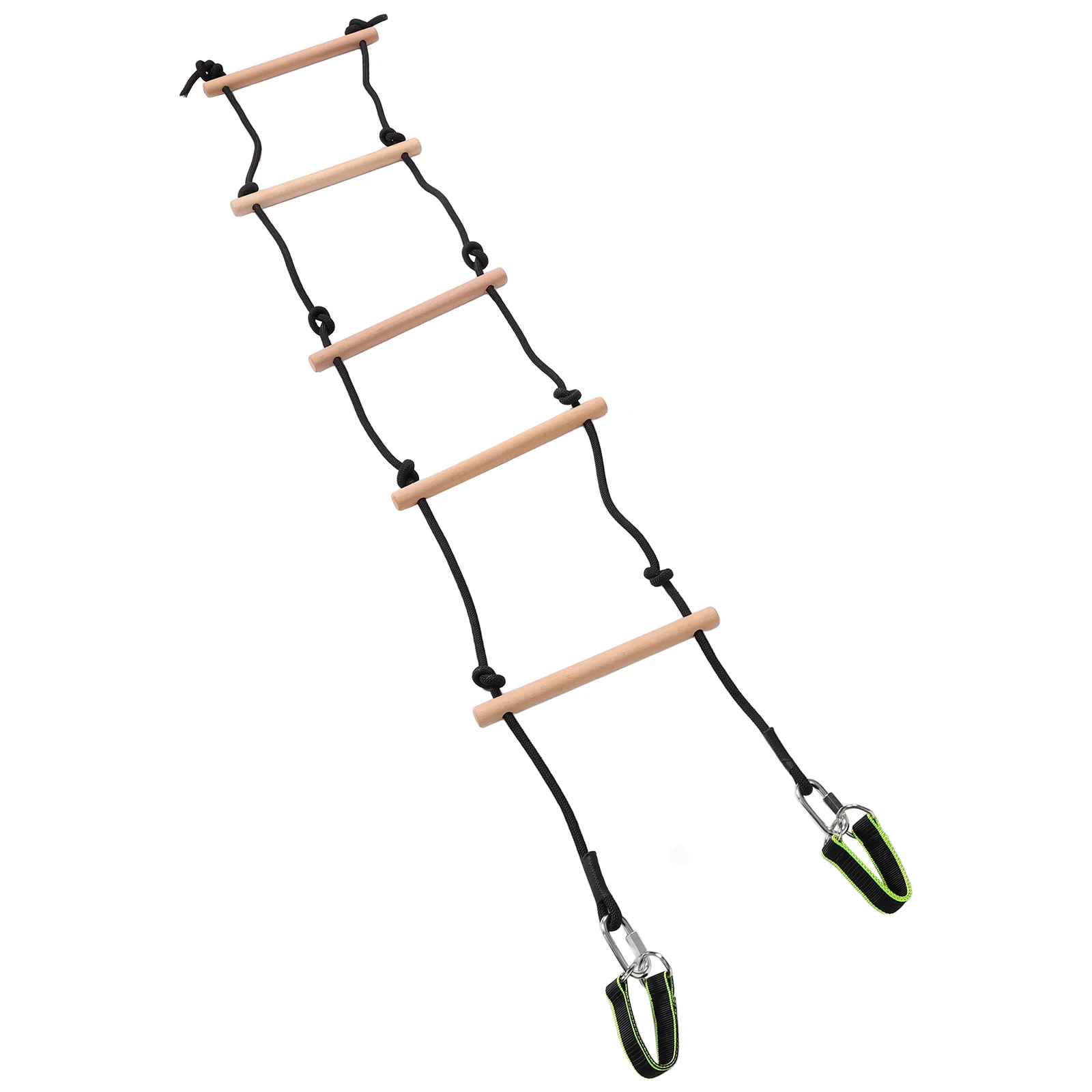 Kids Toys Climbing Sports Hanging Ladder Rope for Treehouse Wood Playground Accessories Ladders Child 5