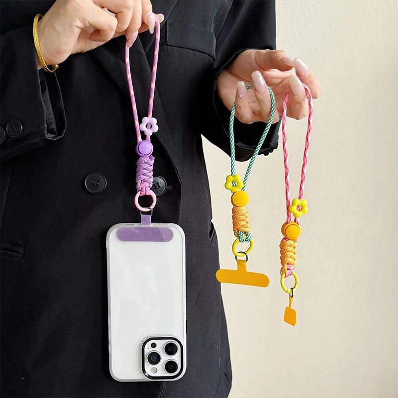 Elegant & Versatile Phone Wrist Lanyard Strap - Adjustable & Anti-Loss Design