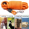 5M/10M/15M Long Rope Training Dog Leash- Heavy Duty Nylon Recall Agility Training Dogs Lead Leash For Medium Large Dog Leash 6