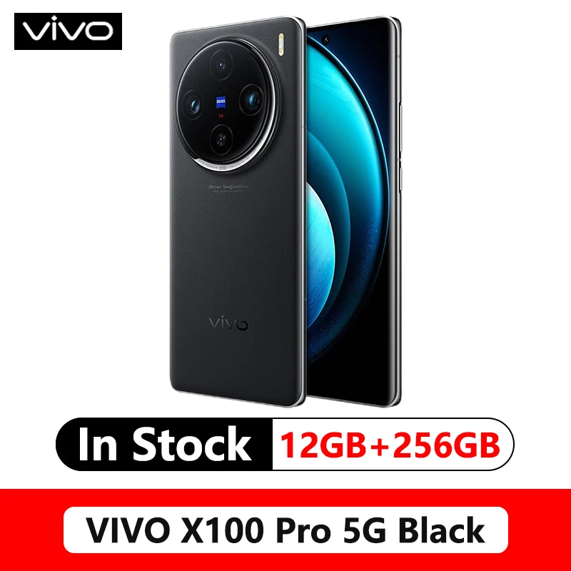 Vivo X100 Pro 12GB-256GB + 3 Case（箱付き） ViVO X100 Pro 5g Smartphone 100% Tested Unlocked ROM 256GB Used