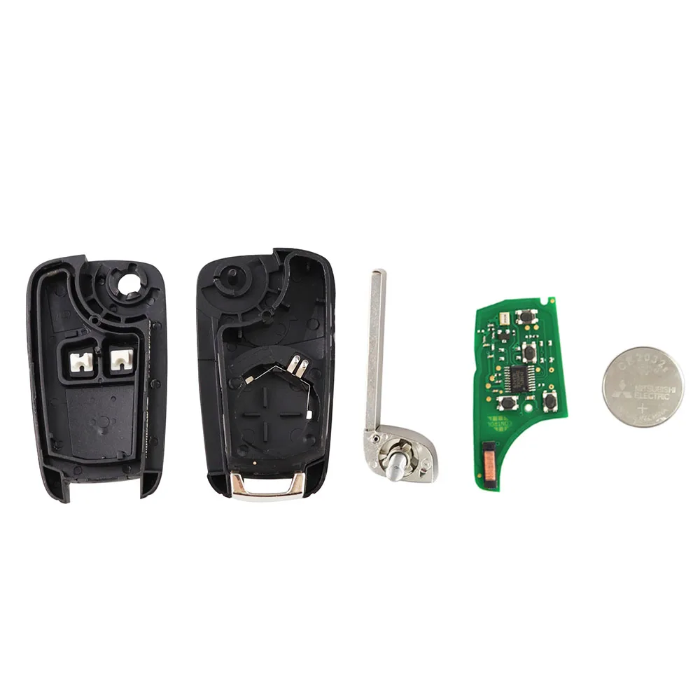 Chiave/Telecomando Per Vauxhall Opel Astra - 3 Tasto Del Di Vibrazione Pieghevole Con 433mhz Id46 Transponder Chip Chevrolet Buick Vauxhall - Sa30ea36034b74bc586116ba3b1207607p