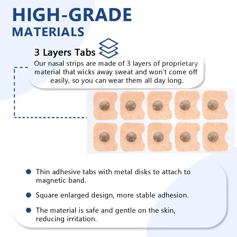 Anti-Snoring Nasal Dilator Starter Kit - Magnetic Breathing Strips to Improve Sleep Quality & Enhance Athletic Oxygen Intake