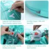 Mambobaby Baby Chest Swimming Float Ring Seat Swim Sun Shade Trainer Toy Kids Infant Floating Pool Beach Accessories Fun Toy 5