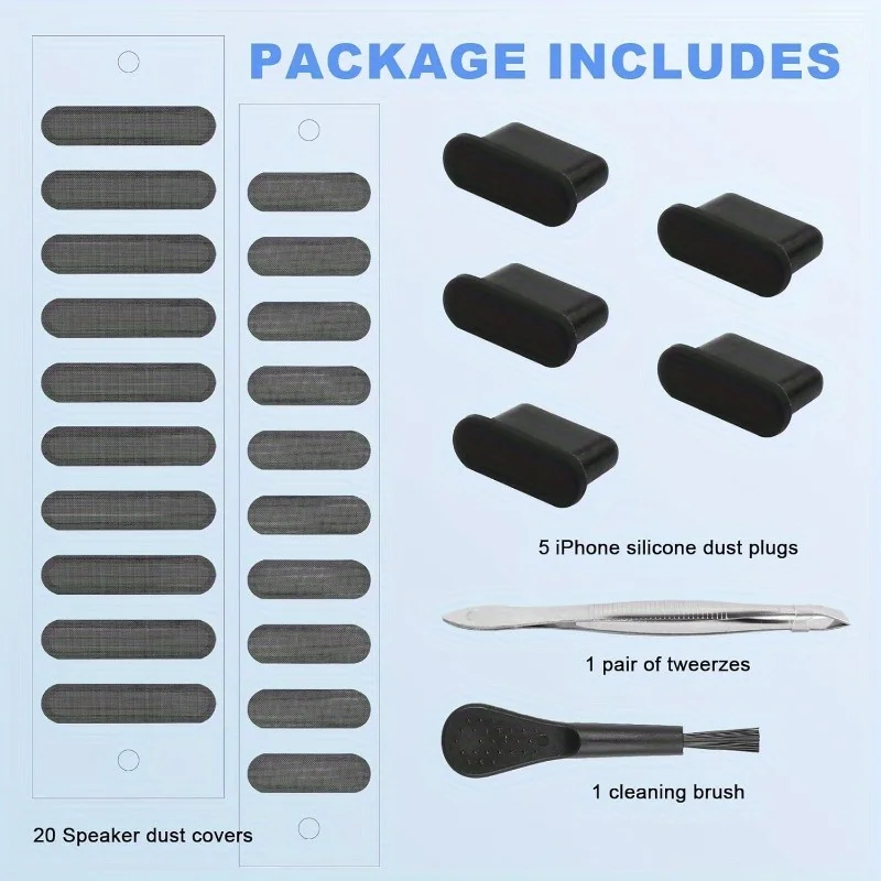 Silicone USB-C Dust Plugs - Anti-Dust, Moisture & Oxidation Protection Port Covers