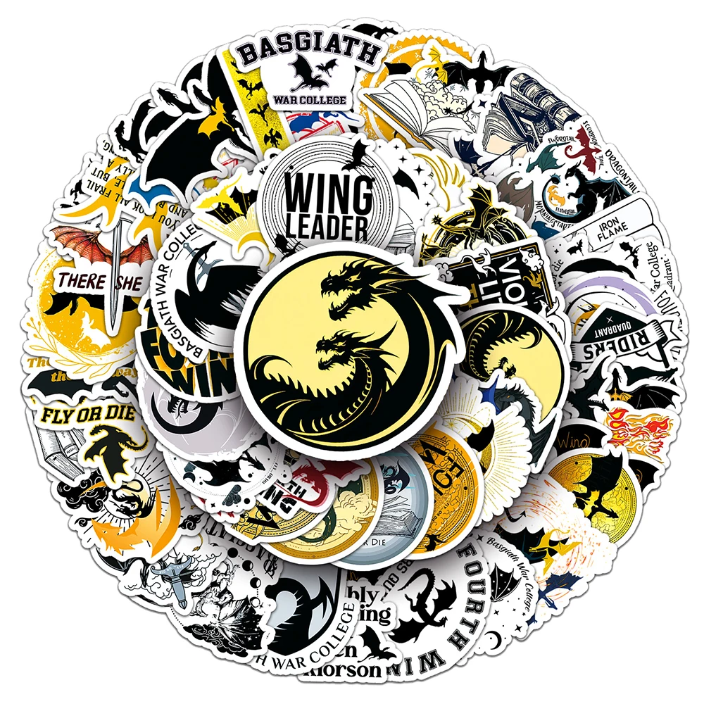Fantasy Dragon Sticker Pack - Waterproof Cartoon Decals for DIY Projects & Accessories