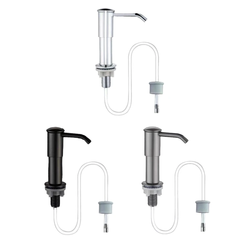 

Kitchen Sink Soap Dispenser Tube Convenient & Practical Dish Soap Head Outlet Simple Installation for Kitchen