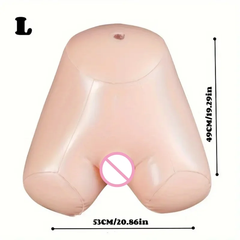 Inflatable Ass Cannon Holder Insertable Jet Cup Pillow Adult Erotic Masturbation Toys Male Sex Toys