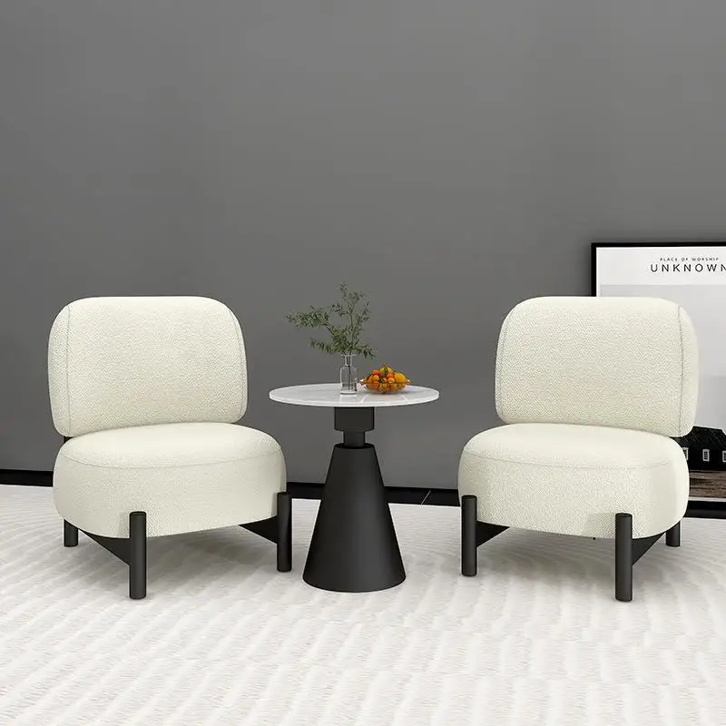 

Современный тканевый диван для отдыха, домашняя маленькая гостиная, балкон, диван-стул из овечьей шерсти, кресло для отдыха в домашних условиях