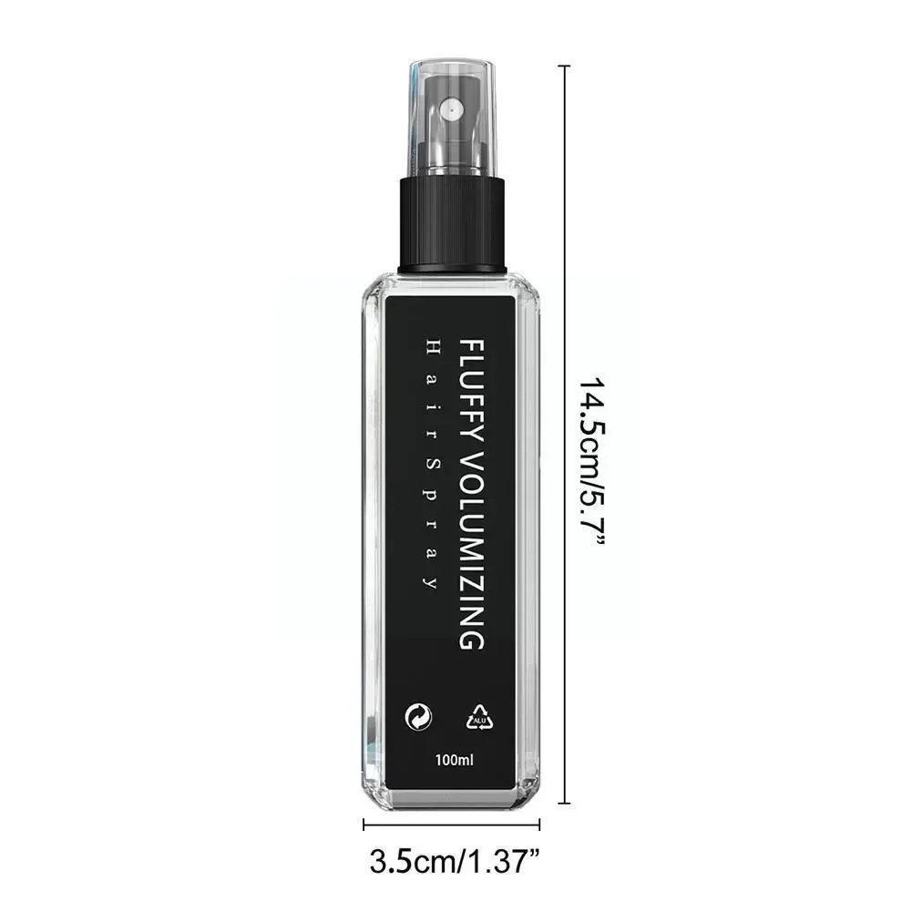 스프레이 Fluffy Volumizing Hair Spray Super Large Capacity Magic Hair Thickening Styling Mist Spray Gel Gel Professional