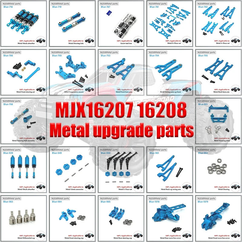 RC Auto Ersatzteile - 6er Set Farben